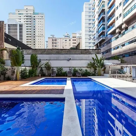 Flat Vista Linda - 100M Da Praia De Pitangueiras 5111 Guaruja Exterior photo