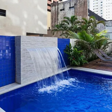 Flat Vista Linda - 100M Da Praia De Pitangueiras 5111 Guaruja Exterior photo